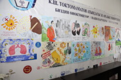 ЭАУДА КУРГАК УЧУК МЕНЕН КҮРӨШТҮН БҮТКҮЛ ДҮЙНӨЛҮК КҮНҮНӨ КАРАТА СЫНАК  ӨТТҮ