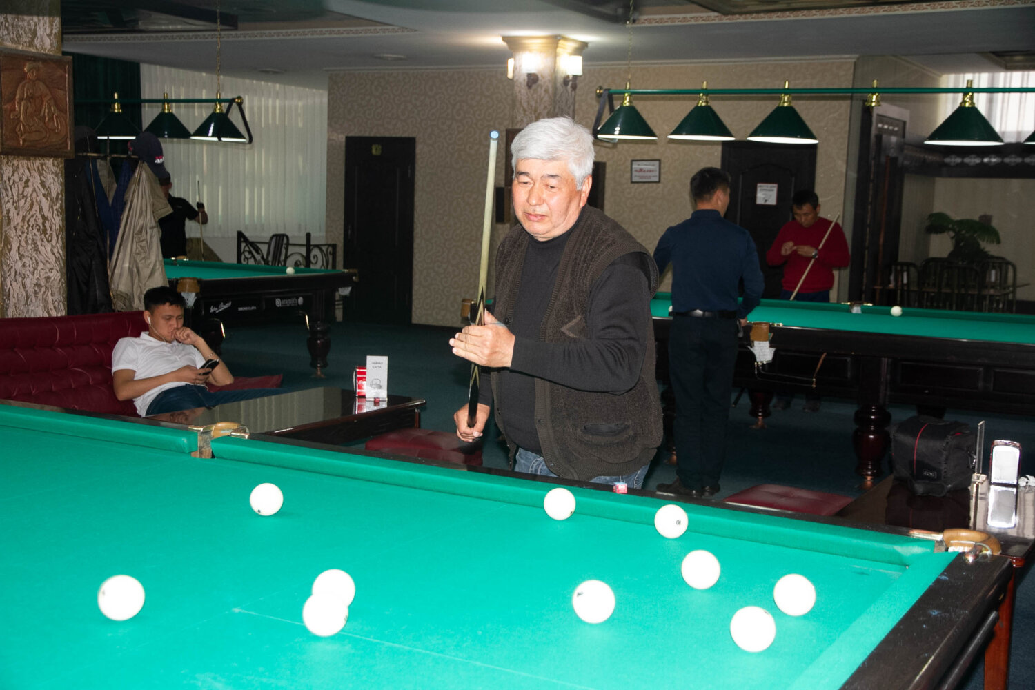 КМУДА АГАЙЛАР АРАСЫНДА БИЛЬЯРД БОЮНЧА МЕЛДЕШ ӨТТҮ