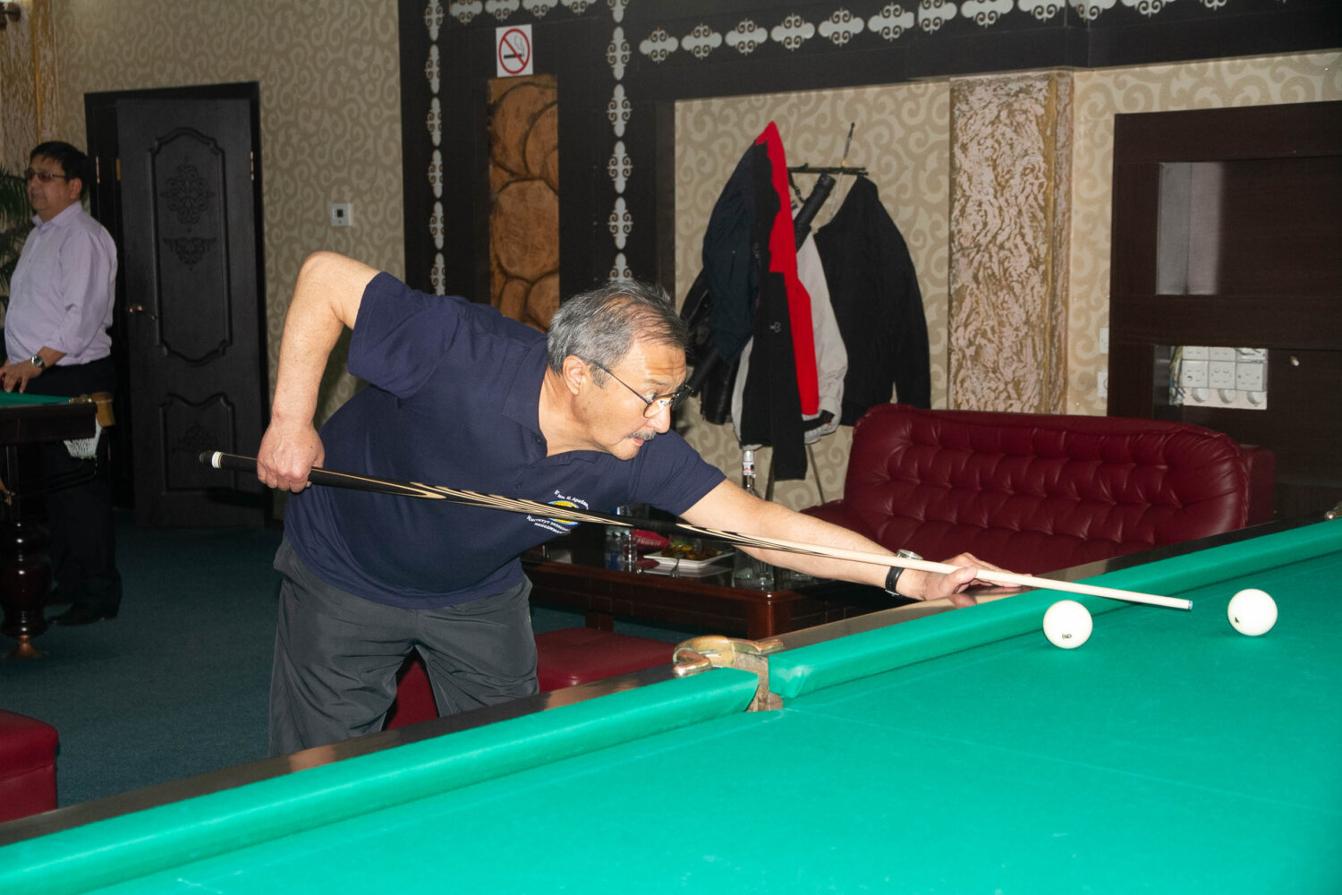КМУДА АГАЙЛАР АРАСЫНДА БИЛЬЯРД БОЮНЧА МЕЛДЕШ ӨТТҮ