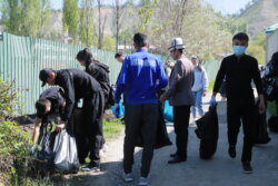 ОШТУ «МЕН ТАЗА ШААР ҮЧҮН!» АКЦИЯСЫН  ӨТКӨРДҮ