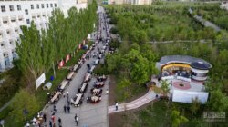 «МАНАСТА» АЧЫК АСМАН АЛДЫНДА ООЗ АЧЫШТЫ