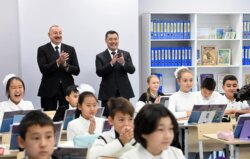 НИЗАМИ ГЯНДЖЕВИ АТЫНДАГЫ ЖАҢЫ МЕКТЕПТИН АЧЫЛЫШЫ