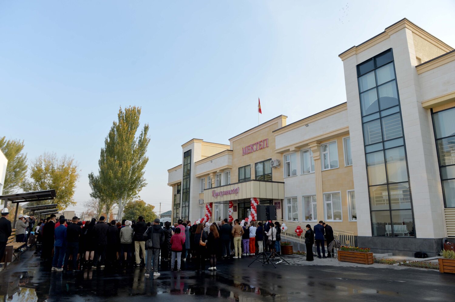 КӨЛМӨ КОНУШУНДАГЫ №78 МЕКТЕП-ГИМНАЗИЯСЫНЫН ЖАҢЫ КОРПУСУ АЧЫЛДЫ