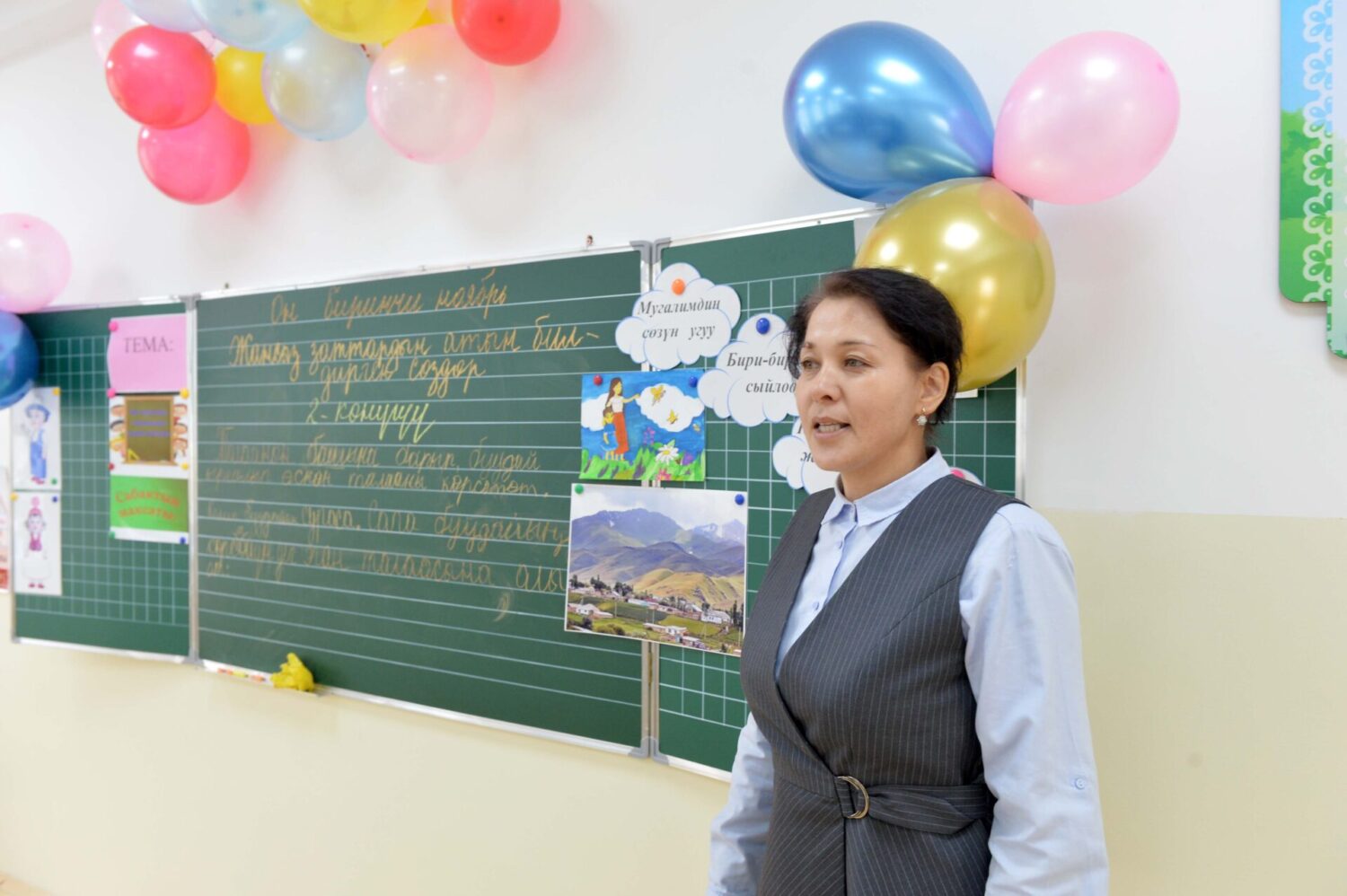 АК-ОРДО ЖАҢЫ КОНУШУНДАГЫ №102 МЕКТЕП АЧЫЛДЫ