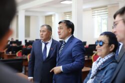 МИНИСТР КАНЫБЕК ИМАНАЛИЕВ ПОСЕТИЛ ОшГПУ