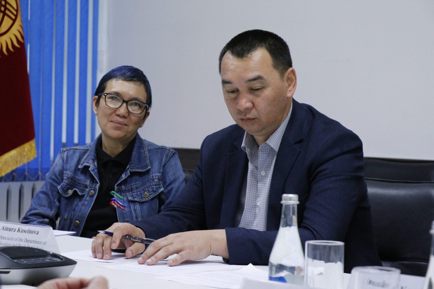 КАНЫБЕК ИМАНАЛИЕВ USAIDдин АЗИЯ БЮРОСУНУН ӨКҮЛҮ МЕНЕН ЖОЛУГУШТУ