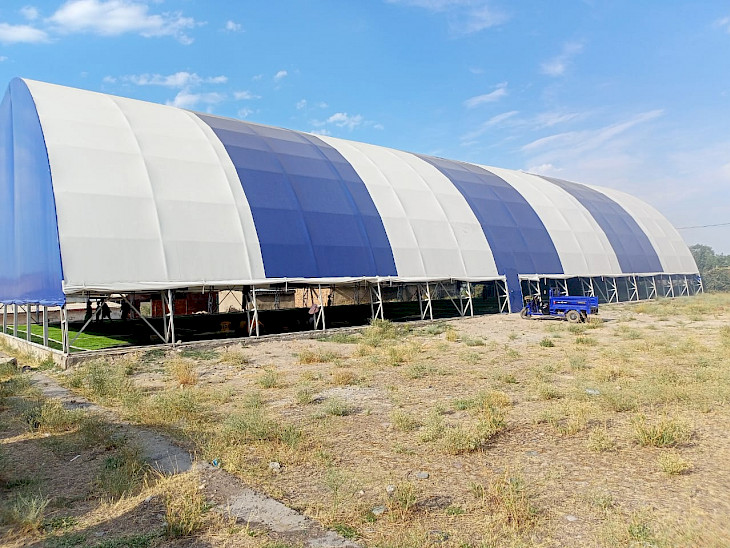 СОКУЛУКТА КИЧИ ФУТБОЛ АЯНТЧАСЫНЫН КУРУЛУШУ АЯКТАП ЖАТАТ