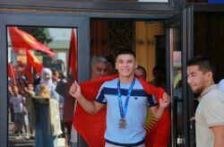 Ошто Дүйнө чемпионатынын күмүш байге ээсин салтанаттуу тосуп алышты