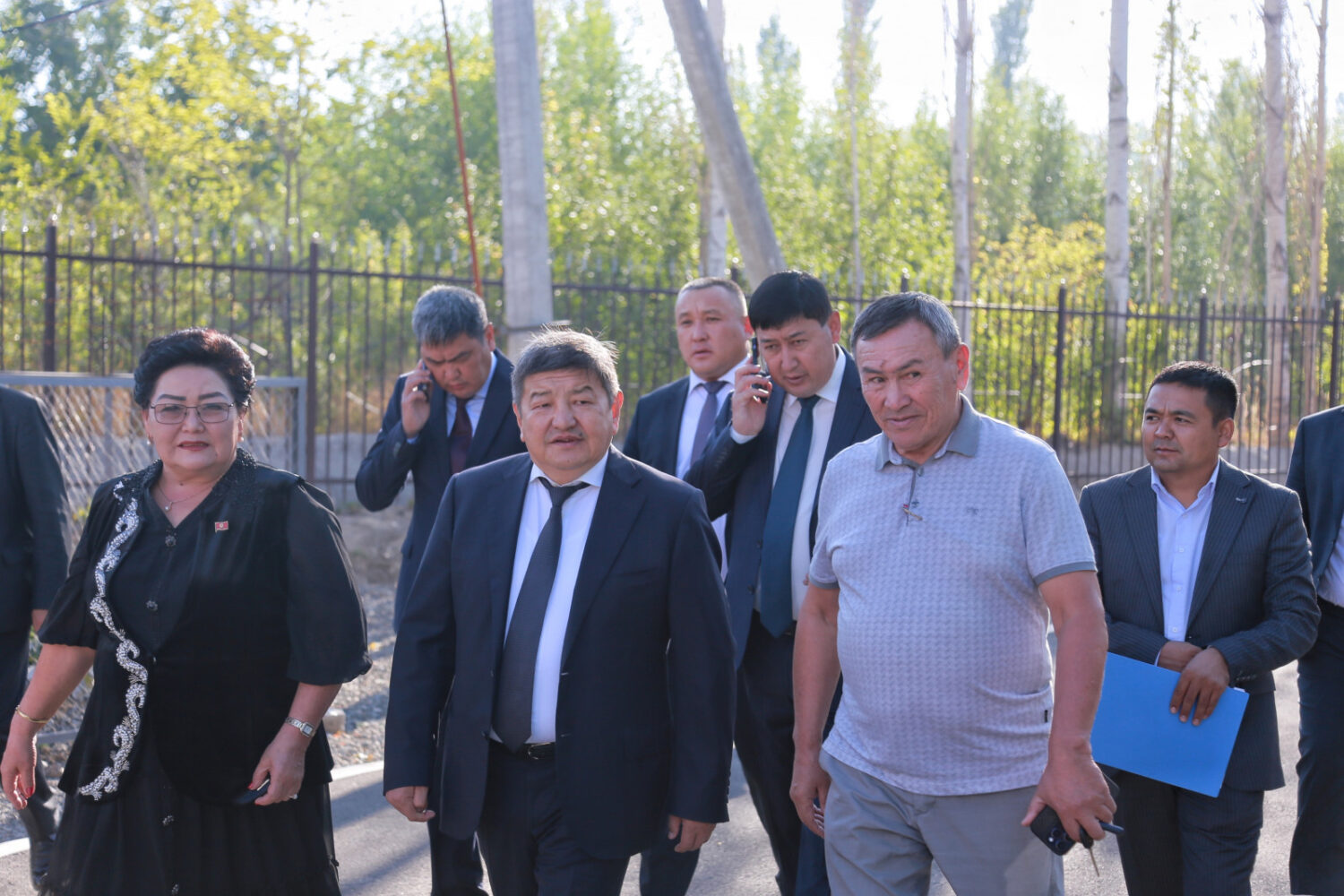 МинКабдын төрагасы Ош облусундагы жаңы ачылган бала бакчалардын ишмердүүлүгү менен таанышты