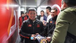 «Манас» аэропортунда дүйнө чемпиондорун тосуп алышты