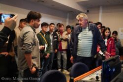 КММИУнун КЫЗМАТКЕРЛЕРИ ЖАНА СТУДЕНТТЕРИ ЭЛ АРАЛЫК КИНОФОРУМГА КАТЫШТЫ