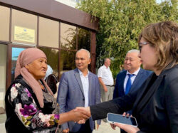 Акыйкатчы Жамиля Жаманбаева Баткен облусунун тургундары менен жолугушту