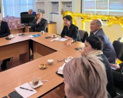 5-Кесиптик лицейде өнөктөштөр менен жолугушуу