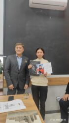 КОСМОНАВТ САЛИЖАН ШАРИПОВ ЖАШТАРДЫ ШЫКТАНДЫРДЫ