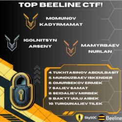 Beeline CTF сынагынын жеңүүчүсү – АЭУнун студенти