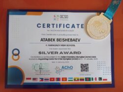 Девятиклассник завоевал серебро на олимпиаде по химии