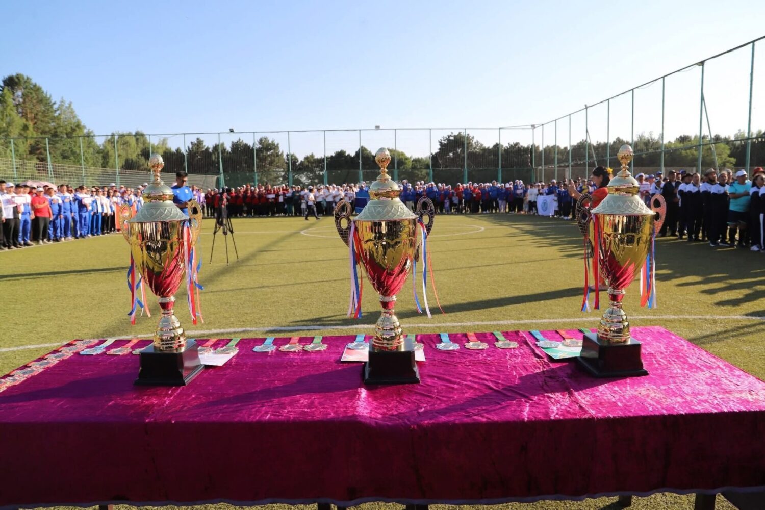 «Ден соолук» спартакиадасы: окутуучулар күч сынашууда