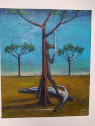 Абзац и белые бумажные кораблики