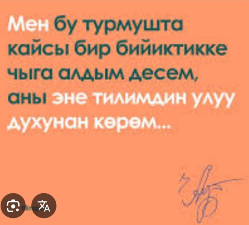 ЭНЕ ТИЛИ ЖАНА АНЫН МААНИСИ