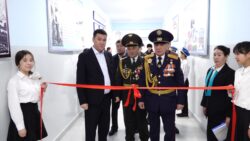 Манас шаарындагы мектепте аскерге чейинки даярдоо каанасы ачылды