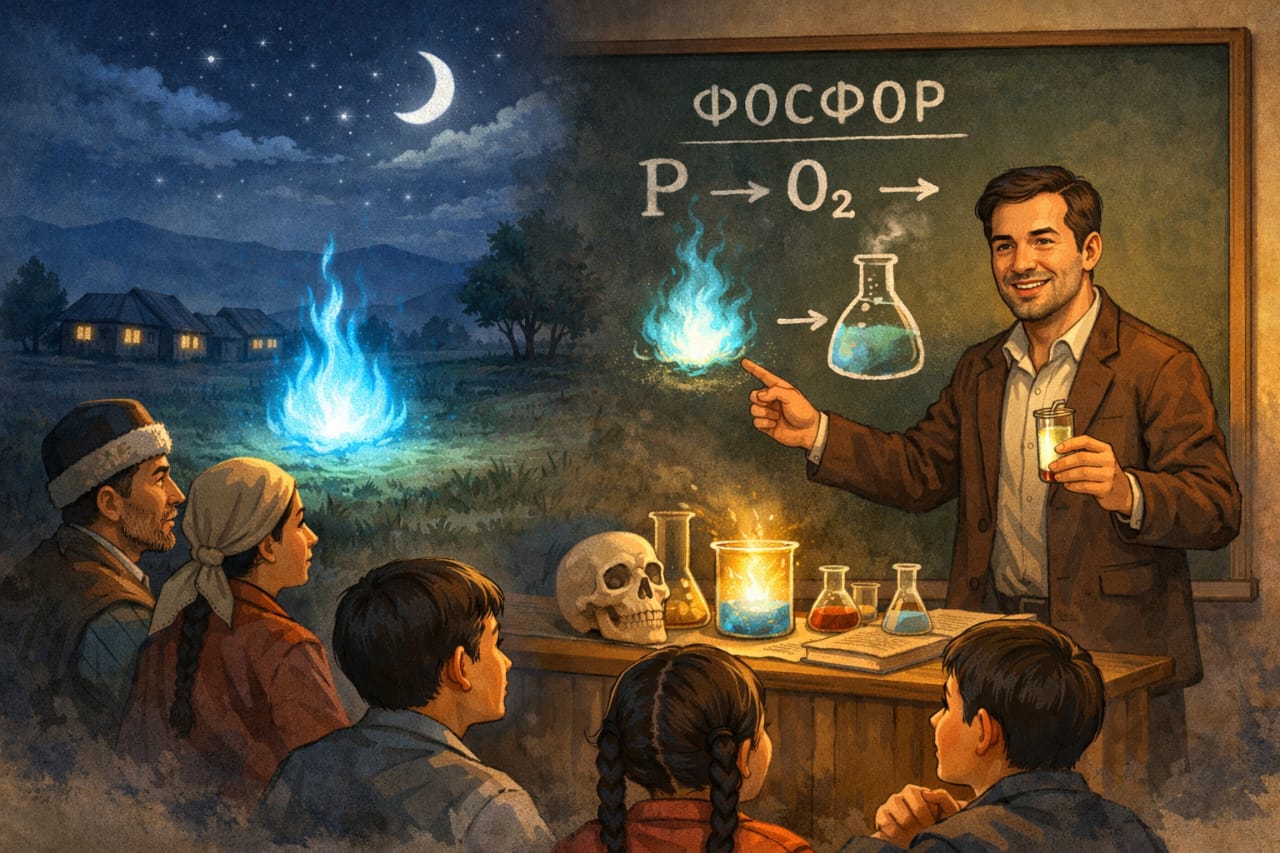 «Албарстынын оту» жана «алтын безгеги»: Химиядан кыска аңгемелер сериясы