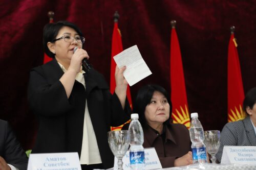 НООКАТТА МЕКТЕП ЖАНА БАЛА БАКЧА ЖЕТЕКЧИЛЕРИ МЕНЕН ЖОЛУГУШУУ ӨТТҮ