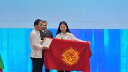 КЫРГЫЗСТАНДЫН ОКУУЧУЛАРЫ ЭЛ АРАЛЫК МАТЕМАТИКА ОЛИМПИАДАСЫНАН 6 МЕДАЛЬ ЖЕҢИП КЕЛИШТИ