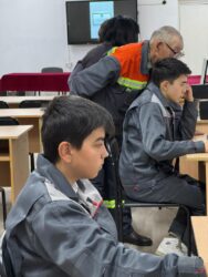 ТЕМИР ЖОЛЧУЛАР ЛИЦЕЙИНДЕ САНАРИПТИК ТЕСТИРЛӨӨ АЯНТЧАСЫ ИШКЕ КИРДИ