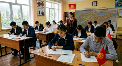 КЫРГЫЗ ТИЛИНЕН ЭКЗАМЕН: «ЭКИ» АЛГАН БАЛА КӨЧПӨЙ КАЛАБЫ?