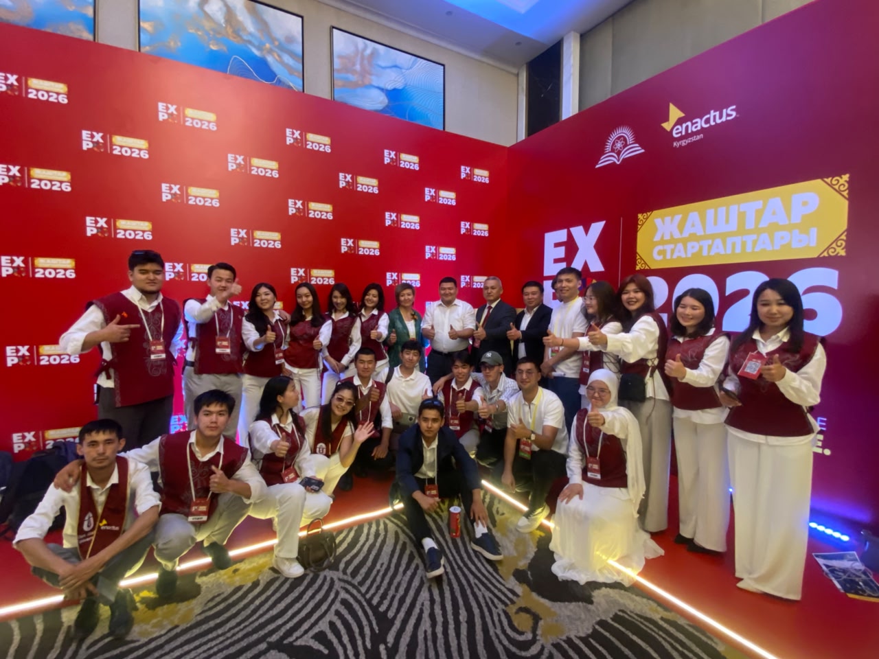 ОшМУнун Enactus командасы дүйнөлүк кубокко жолдомо алды