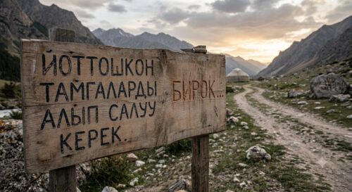 ЙОТТОШКОН ТАМГАЛАРДЫ АЛЫП САЛАЛЫ, БИРОК…