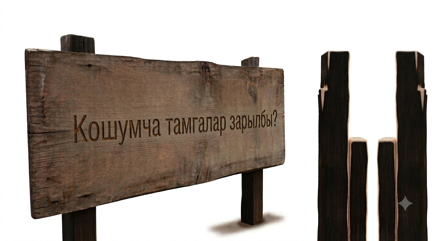 ЙОТТОШКОН ТАМГАЛАРДЫ АЛЫП САЛАЛЫ, БИРОК...