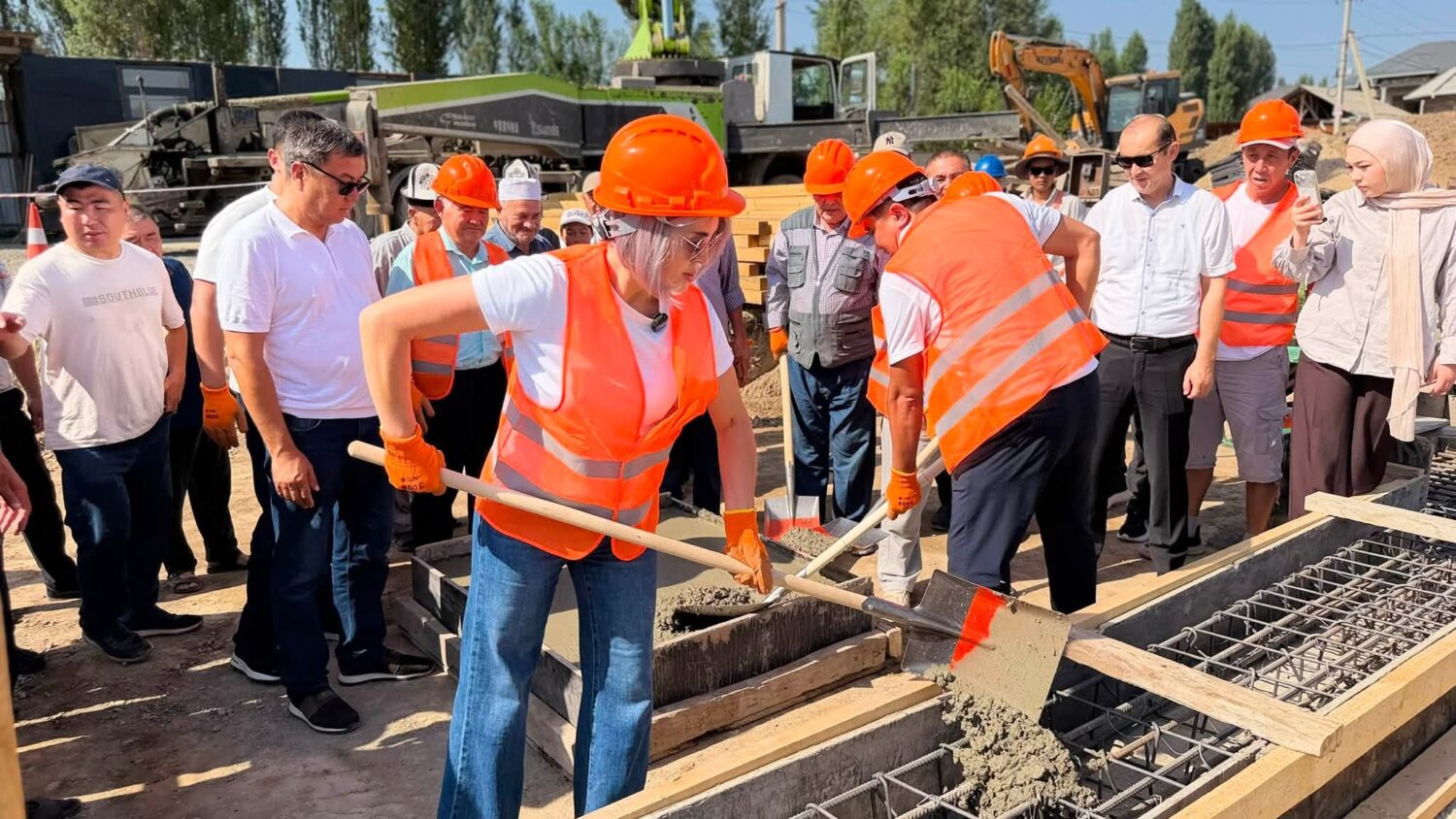 ОШ ШААРЫНДА 75 ОРУНДУУ ЖАҢЫ БАЛА БАКЧАНЫН КУРУЛУШУ БАШТАЛДЫ