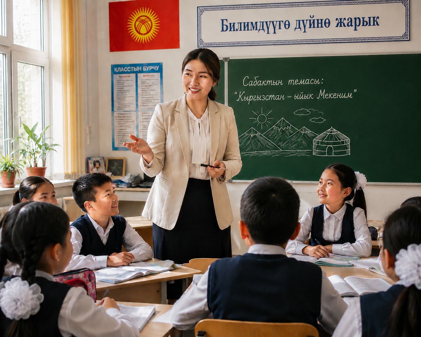 Заманбап мугалим: Кесиптик өнүгүүнүн берекелүү айы башталды