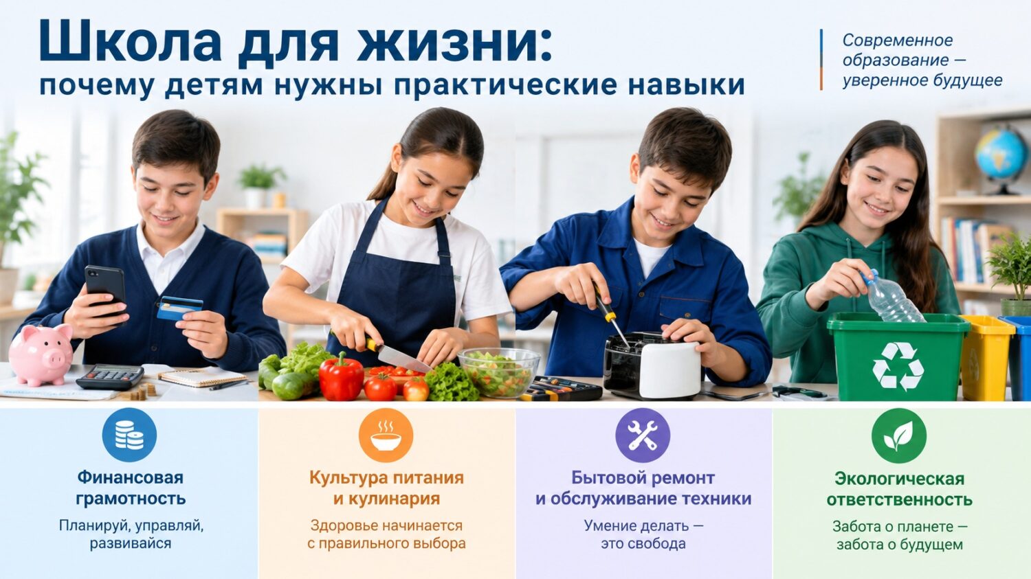 Практические навыки — важная часть современного школьного образования