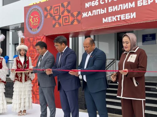 ОШ: ЖАҢЫ МЕКТЕП ЖАНА БАЛА БАКЧА ИШКЕ БЕРИЛДИ