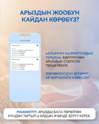 «БАЛАГА СҮЙҮНЧҮ» ЭМИ «ТҮНДҮК» ТИРКЕМЕСИ АРКЫЛУУ ЖЕТКИЛИКТҮҮ